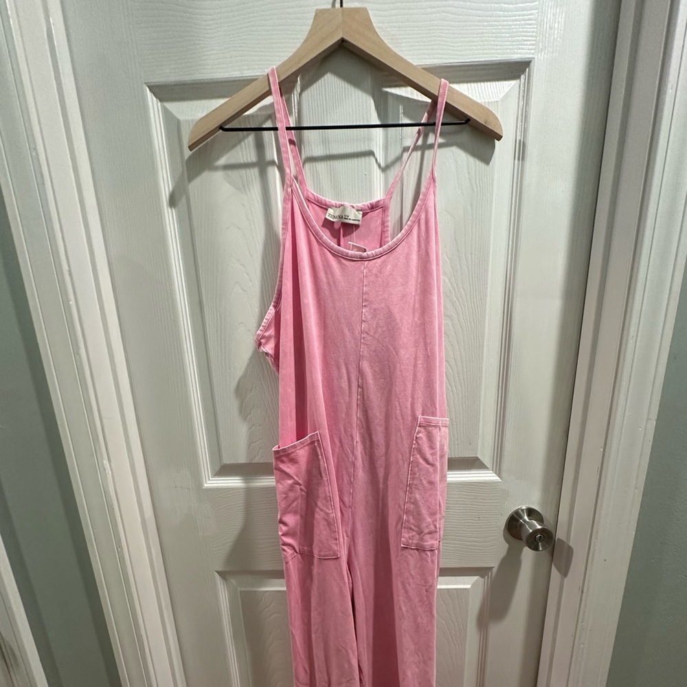 Pink Pants Romper